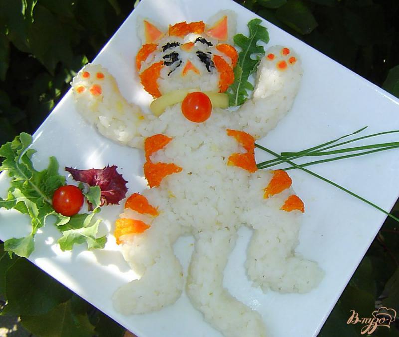 Фото приготовление рецепта: Каша рисовая с яйцами и морковью шаг №9
