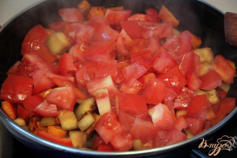 Фото приготовление рецепта: Овощи в сливочно-соевом соусе шаг №3