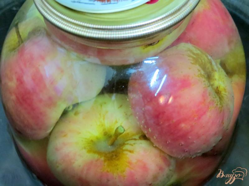 Фото приготовление рецепта: Яблоки в сиропе шаг №4