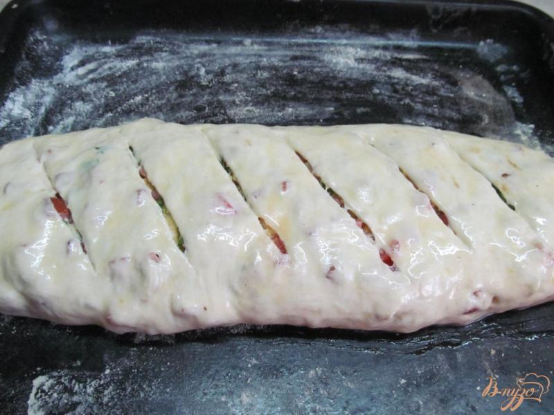 Фото приготовление рецепта: Пирог с начинкой шаг №9