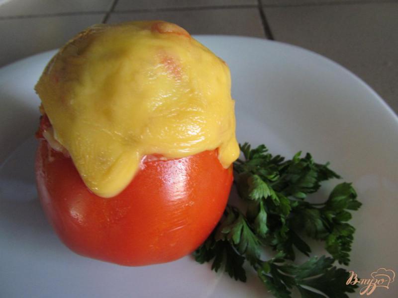 Фото приготовление рецепта: Фаршированные помидоры шаг №7