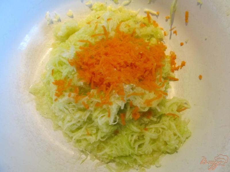 Фото приготовление рецепта: Запеканка из кабачков с рисом (детское меню) шаг №2
