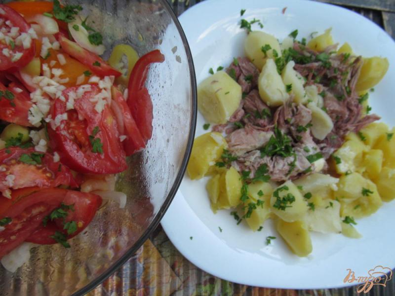 Фото приготовление рецепта: Картофель с мясо по-деревенски шаг №5