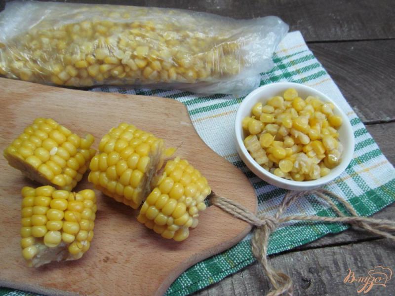 Фото приготовление рецепта: Как заморозить кукурузу шаг №4