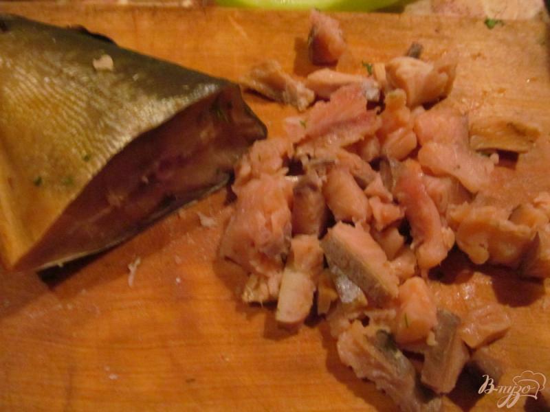 Фото приготовление рецепта: Фаршированный перец с горбушей шаг №5