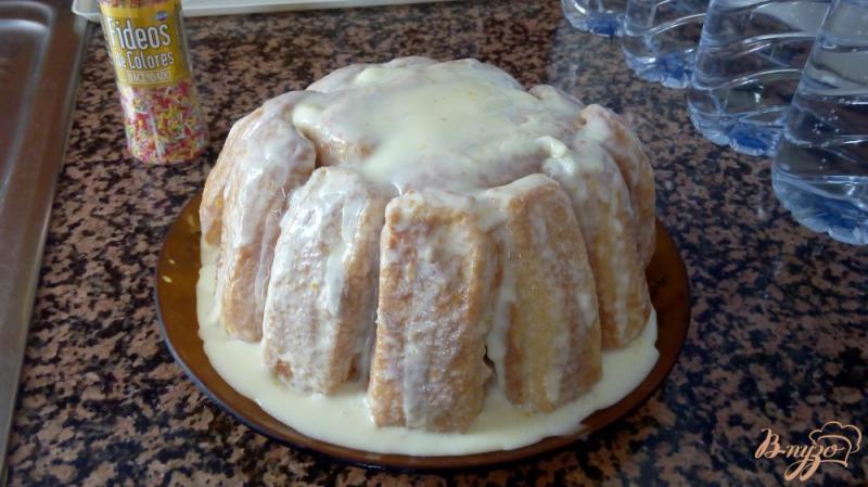 Фото приготовление рецепта: Торт с инжиром шаг №8