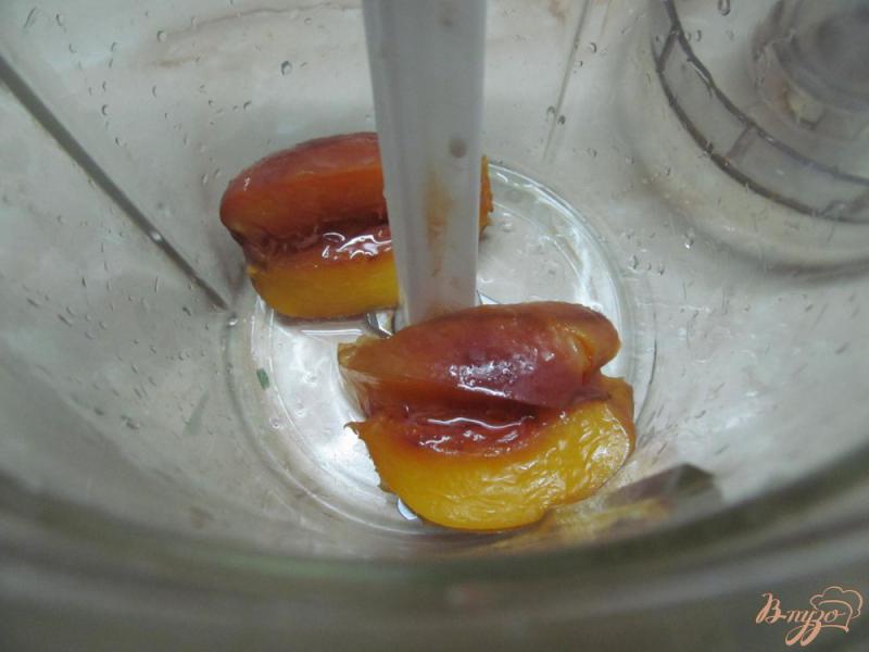 Фото приготовление рецепта: Персиковое пюре с заварным кремом шаг №3