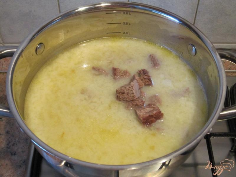 Фото приготовление рецепта: Армянский суп «Брндзи апур» шаг №11