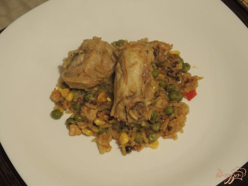 Фото приготовление рецепта: Курица в чатни с овощами шаг №7