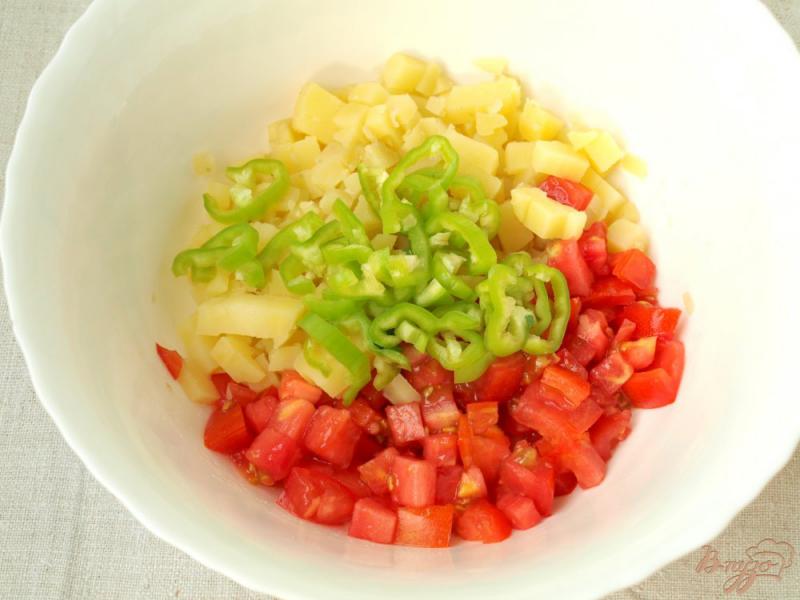 Фото приготовление рецепта: Салат из кальмаров с помидорами шаг №1