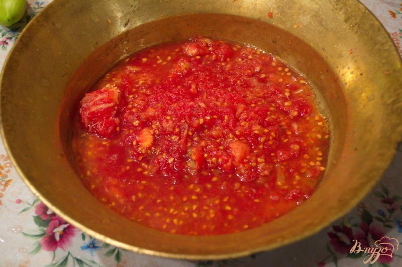 Фото приготовление рецепта: Сливовый соус(аджика) на зиму шаг №2