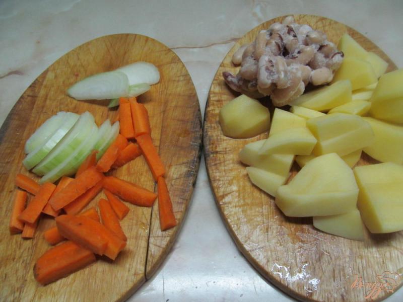 Фото приготовление рецепта: Свиные ребра с овощами и вином в мультиварке шаг №3