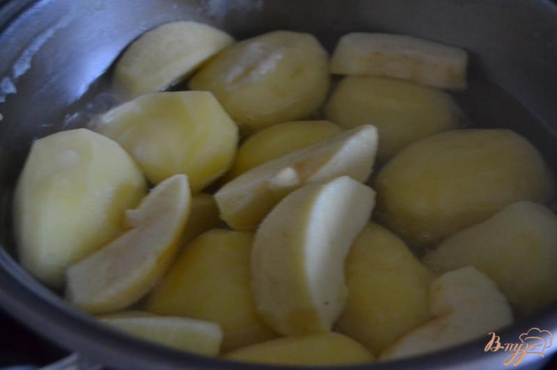 Фото приготовление рецепта: Картофельно-яблочное пюре шаг №2