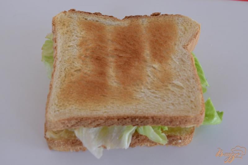 Фото приготовление рецепта: Клаб-сендвич шаг №7
