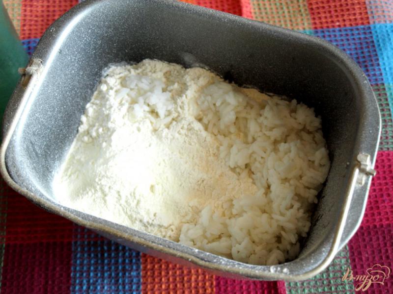 Фото приготовление рецепта: Хлеб с рисом в хлебопечке шаг №2