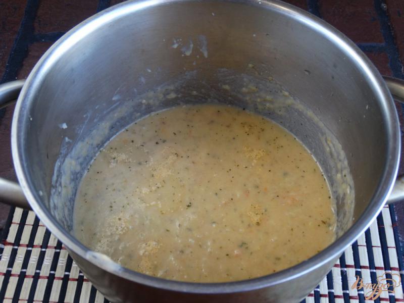 Фото приготовление рецепта: Суп-пюре из баклажанов со сливками шаг №9