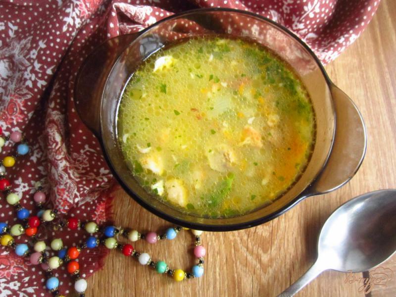 Фото приготовление рецепта: Суп из головы семги шаг №8