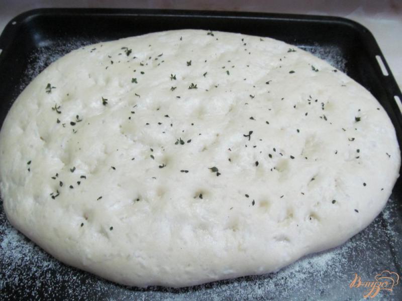 Фото приготовление рецепта: Домашний хлеб с варенным рисом и тимьяном шаг №7