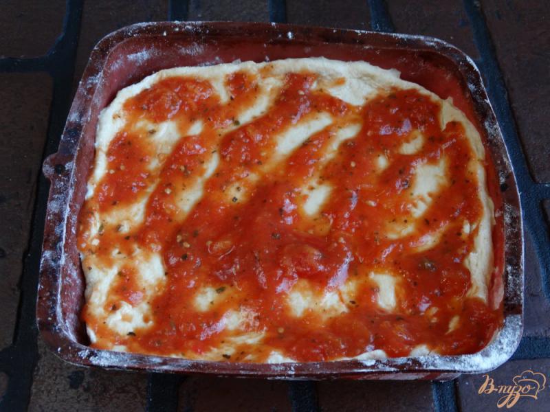 Фото приготовление рецепта: Пицца с фаршем шаг №3