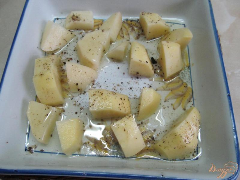 Фото приготовление рецепта: Салат из маринованной свеклы с картофелем и чечевицей шаг №1