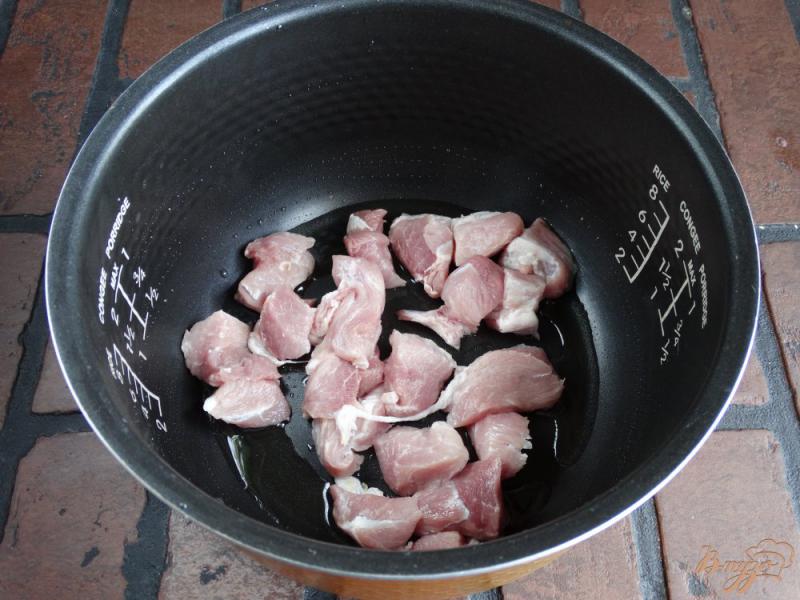 Фото приготовление рецепта: Аджапсандал со свининой шаг №1
