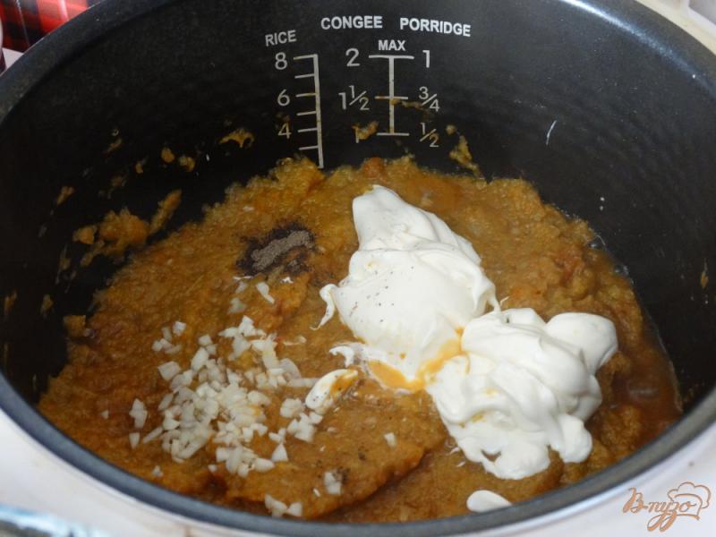 Фото приготовление рецепта: Кабачковая икра с майонезом в мультиварке шаг №8