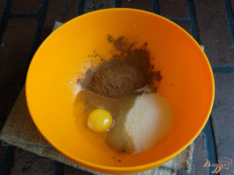 Фото приготовление рецепта: Шоколадно-кофейные блинчики шаг №3