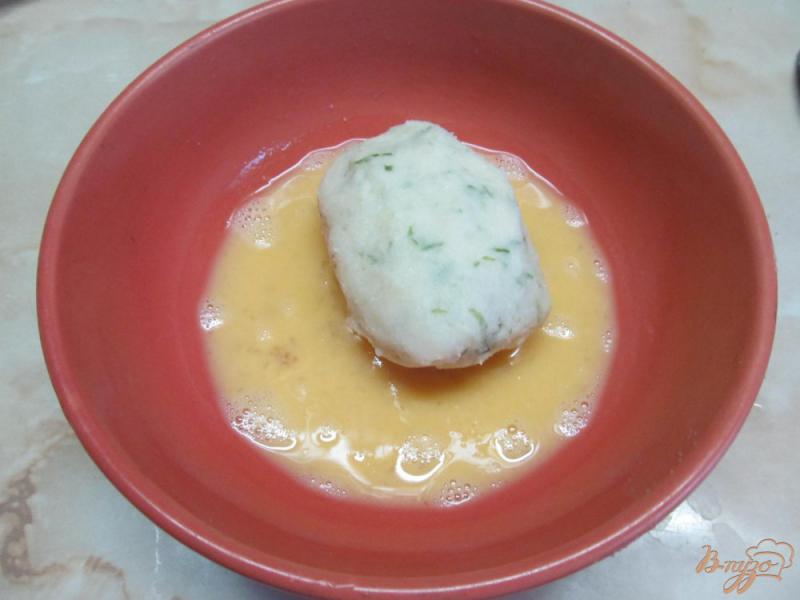 Фото приготовление рецепта: Картофельные зразы с сарделькой шаг №6