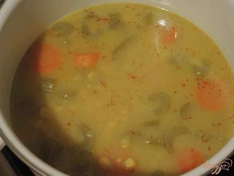 Фото приготовление рецепта: Суп-пюре из кукурузы шаг №8