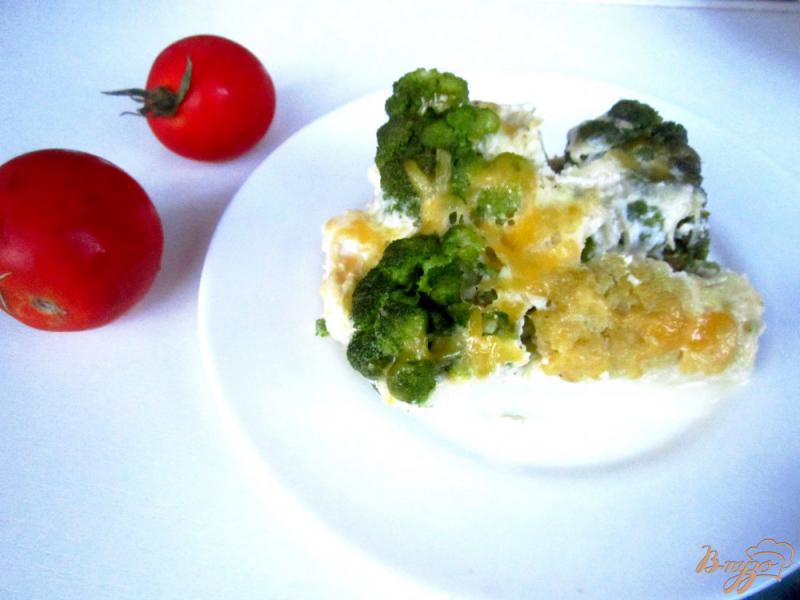 Фото приготовление рецепта: Запеканка с брокколи и цветной капустой шаг №7