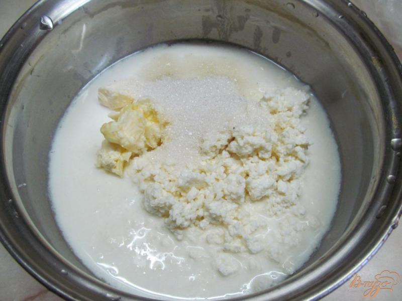 Фото приготовление рецепта: Кексы из тыквы с творожным кремом шаг №7