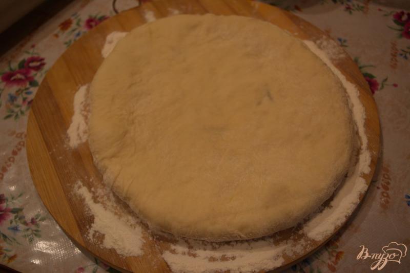 Фото приготовление рецепта: Быстрый пирог с мясом и сухофруктами шаг №8