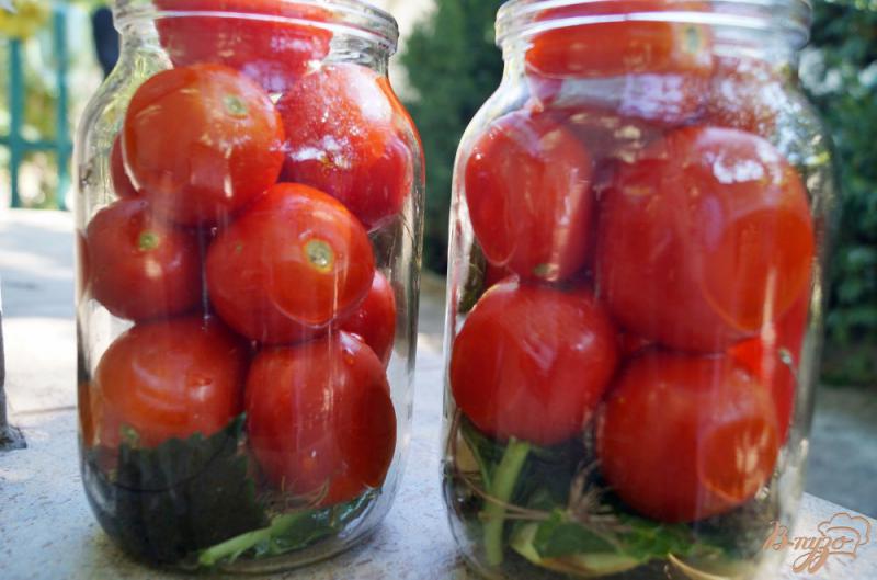 Фото приготовление рецепта: Консервированные помидоры шаг №2