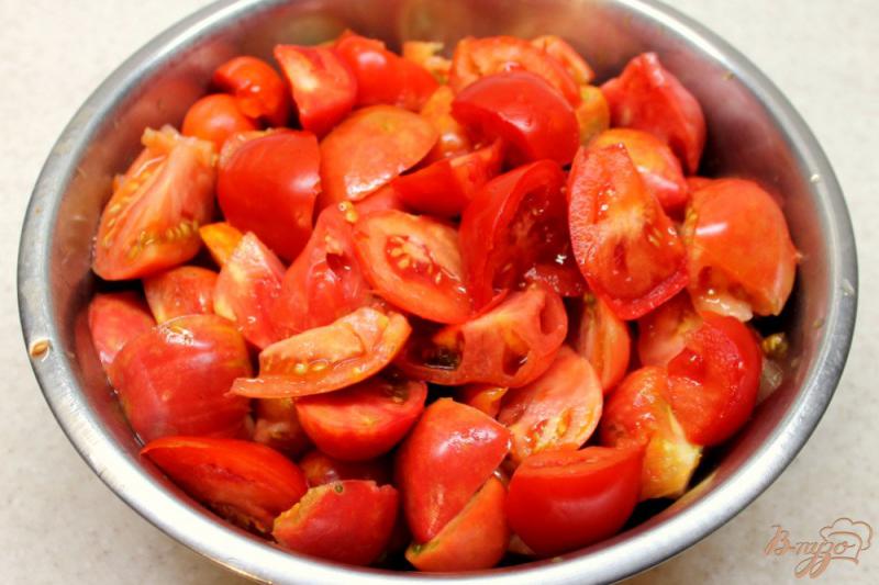 Фото приготовление рецепта: Заправка для борща из помидоров и красного перца шаг №1