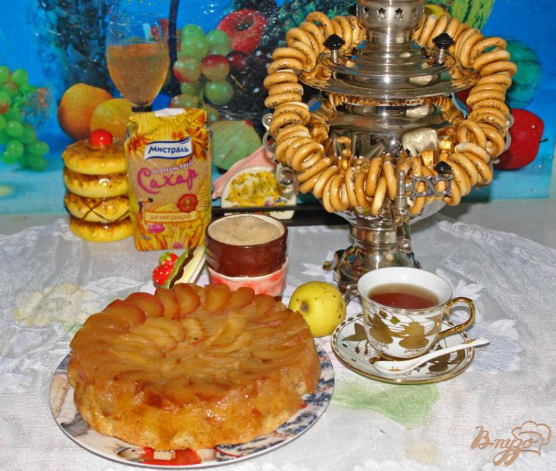 Фото приготовление рецепта: «Янтарный торт» от Т. Л. Толстой шаг №11