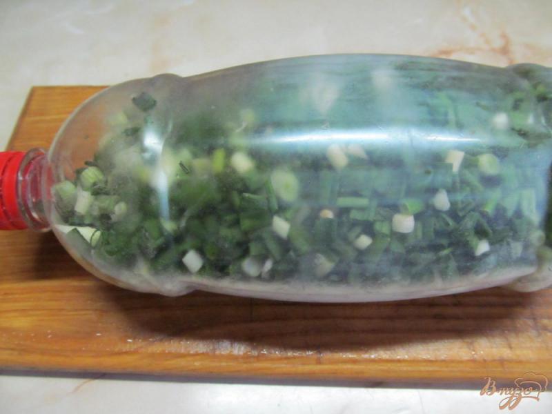 Фото приготовление рецепта: Как заморозить зеленый лук и зелень на зиму шаг №5