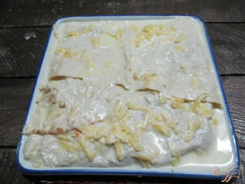 Фото приготовление рецепта: Картофельный пирог с мясом в лаваше шаг №10