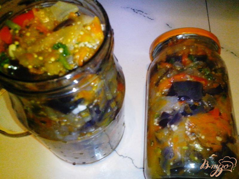 Фото приготовление рецепта: Маринованные баклажаны с овощами шаг №5