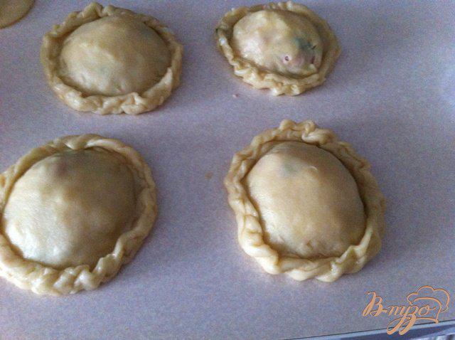 Фото приготовление рецепта: Пирожки из заварного теста с начинкой шаг №10
