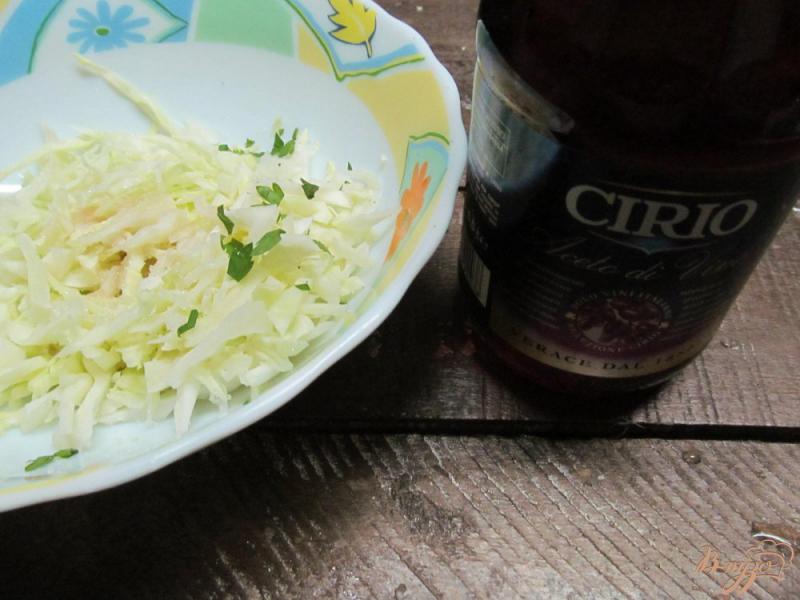Фото приготовление рецепта: Салат из капусты с редькой шаг №1