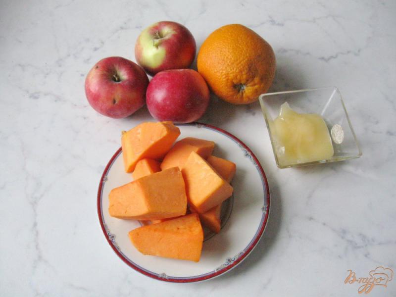 Фото приготовление рецепта: Смузи из тыквы, яблока и апельсина шаг №1