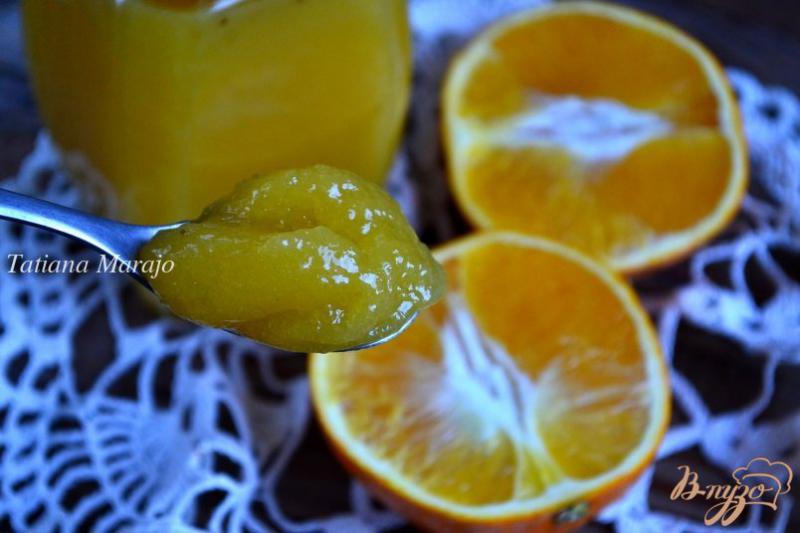 Фото приготовление рецепта: Апельсиново-банановый джем шаг №7