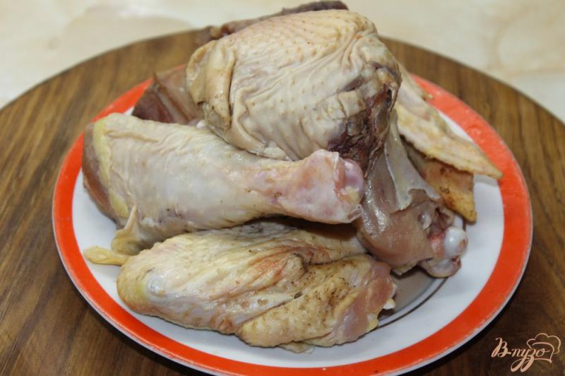 Фото приготовление рецепта: Мясо запеченное в рукаве с овощами шаг №1