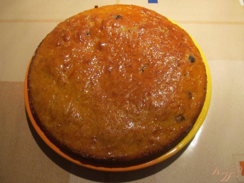 Фото приготовление рецепта: Тыквенный пирог в лимонной глазури шаг №8