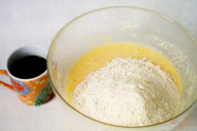 Фото приготовление рецепта: Печенье с заварным кофе шаг №3