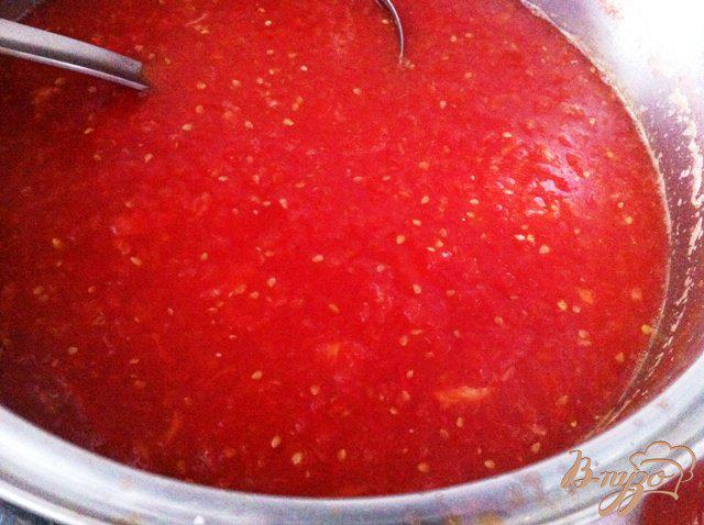 Фото приготовление рецепта: Томатный соус домашний шаг №4
