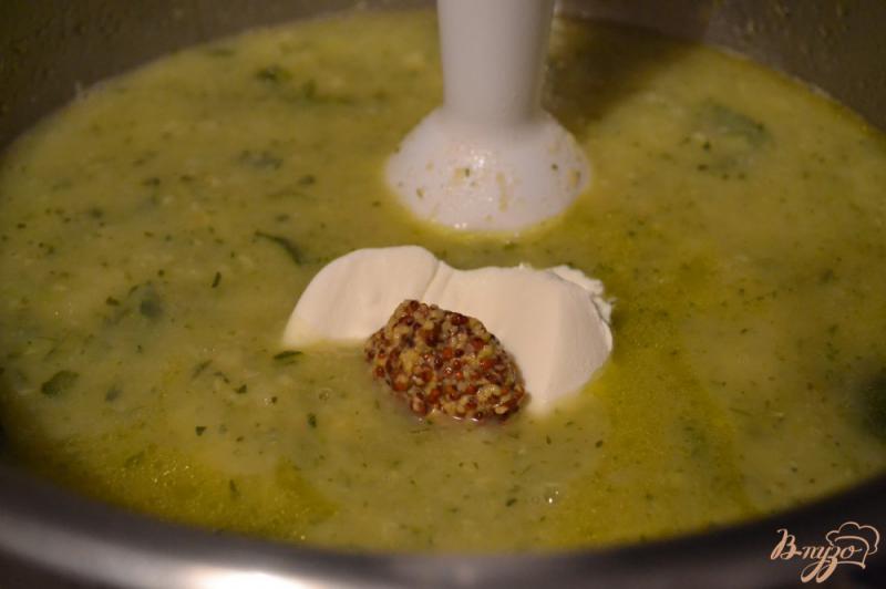 Фото приготовление рецепта: Суп-пюре из кабачка шаг №5