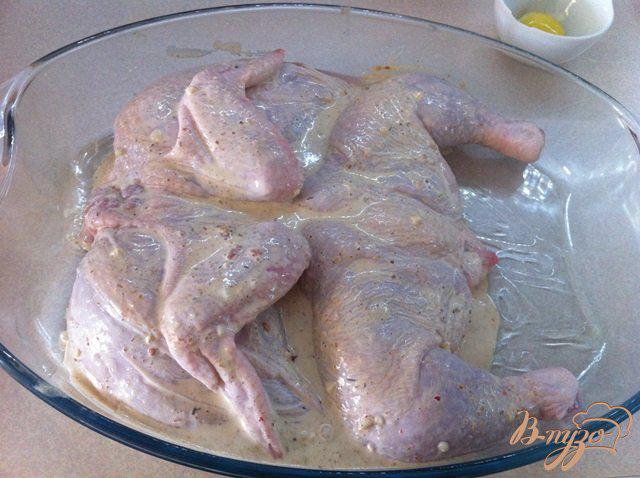 Фото приготовление рецепта: Цыпленок по грузински шаг №4