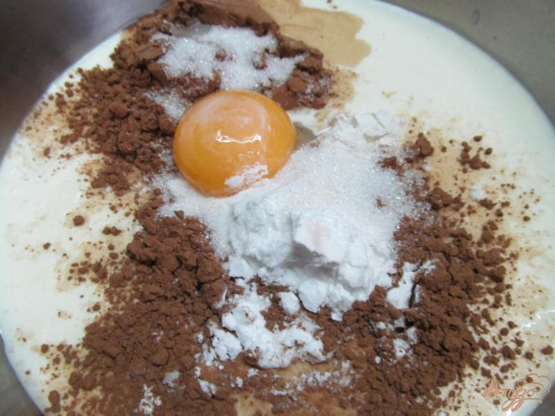 Фото приготовление рецепта: Шоколадный пудинг шаг №1