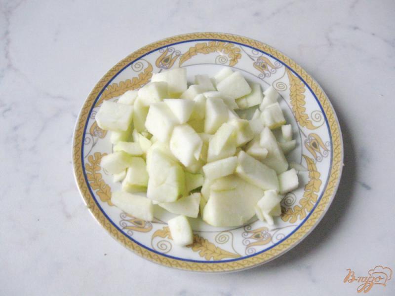 Фото приготовление рецепта: Тыквенный смузи с яблоком и йогуртом шаг №2